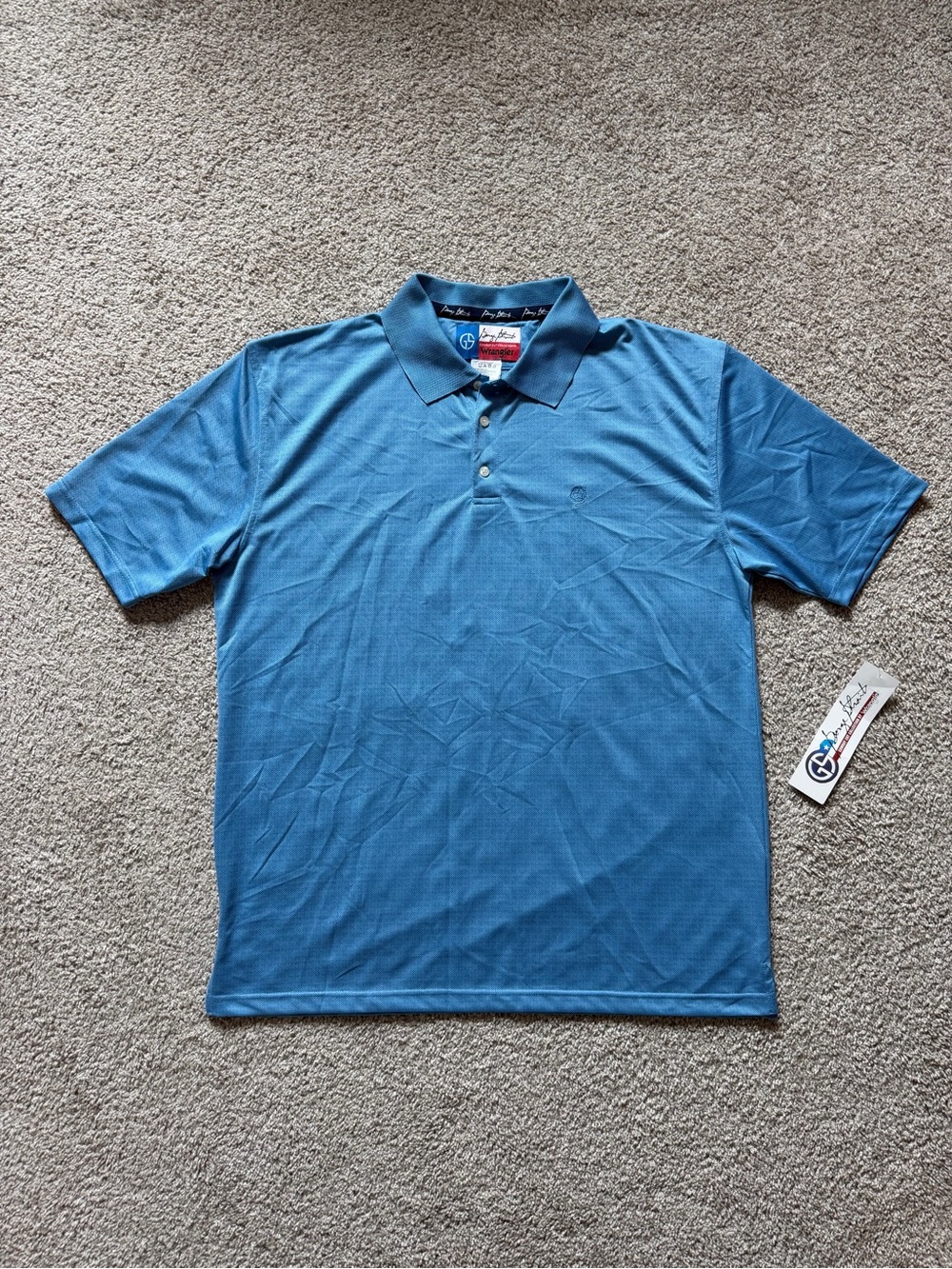 Wrangler George Strait Blue Polo Shirt XL NWT